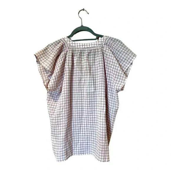 Rails Alena Top in Soft Rose Check (L) - Picture 7 of 14